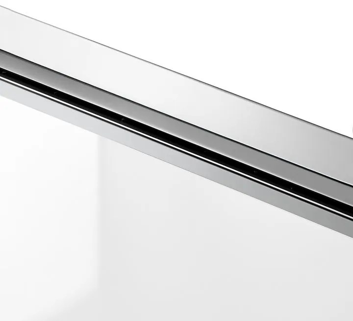 Cabina de dus Rea Atlas 80x100 cu deschidere pe stanga crom