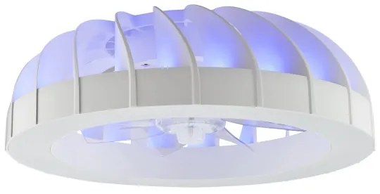 Ventilator LED RGBW de tavan cu lumină Brilliant FANORA LED/30W/230V + telecomandă