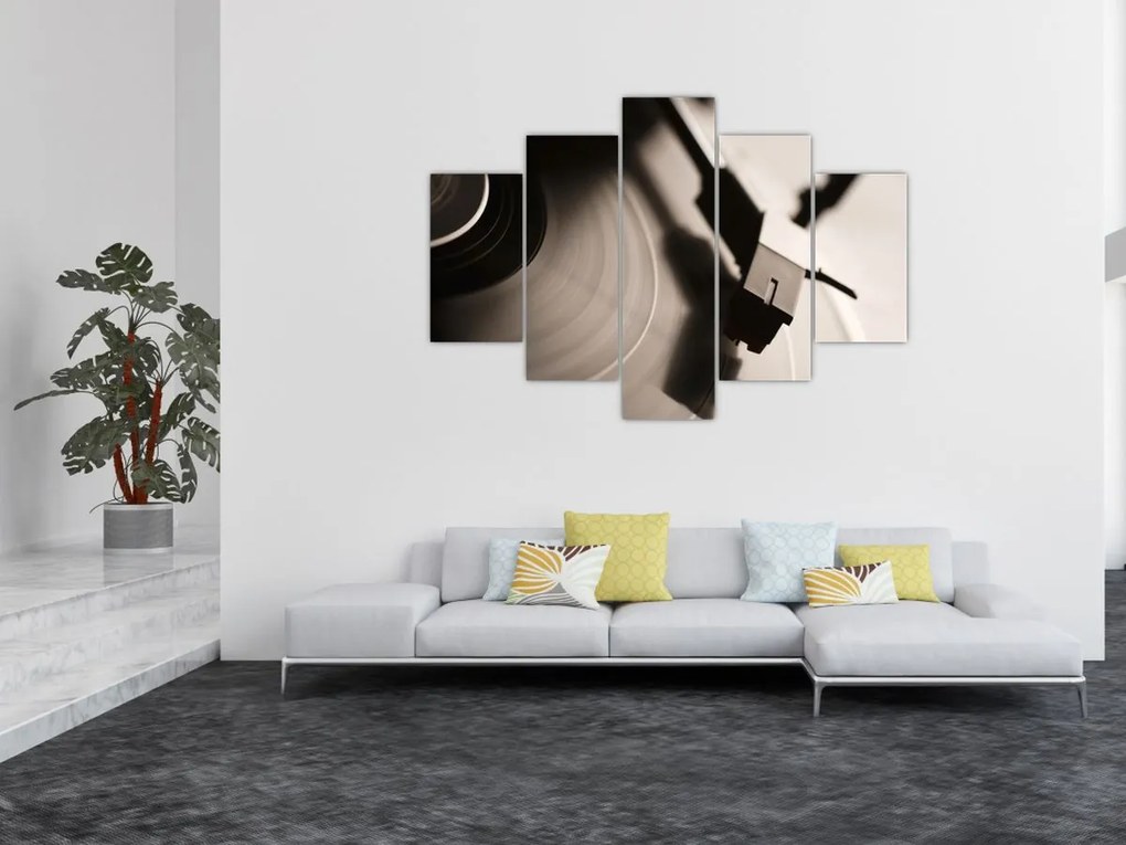 Tablou - Înregistrare gramofonică (150x105 cm)