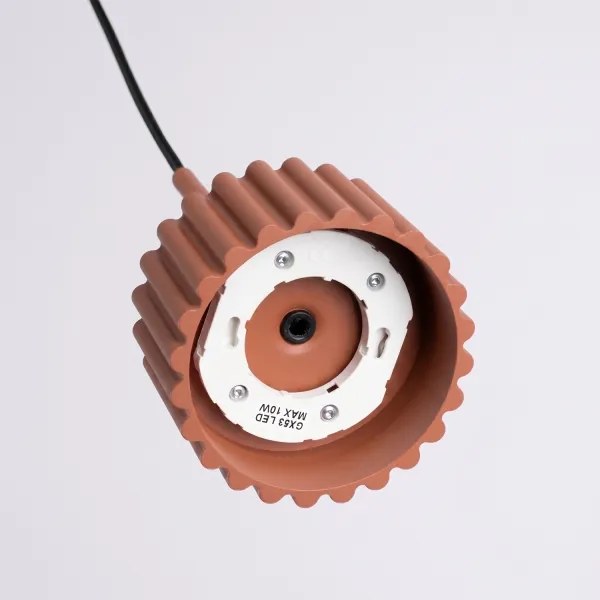 Sollux SL.2680 - Pendul suspendat AURA 1xGX53/10W/230V roșu
