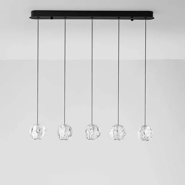Lustra cu 5 pendule LED design modern IFOS
