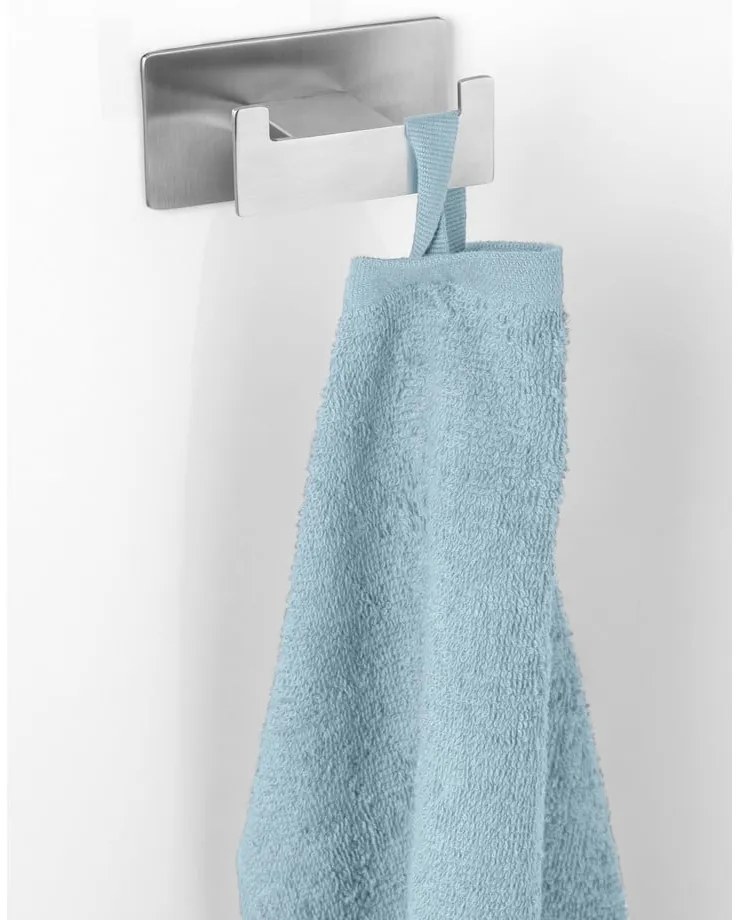 Cârlig argintiu mat autoadeziv din oțel inoxidabil Genova – Wenko