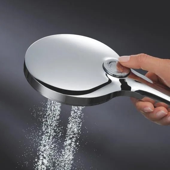 Grohe Rainshower SmartActive 130 Set dus cu bara 90 cm si savoniera, crom