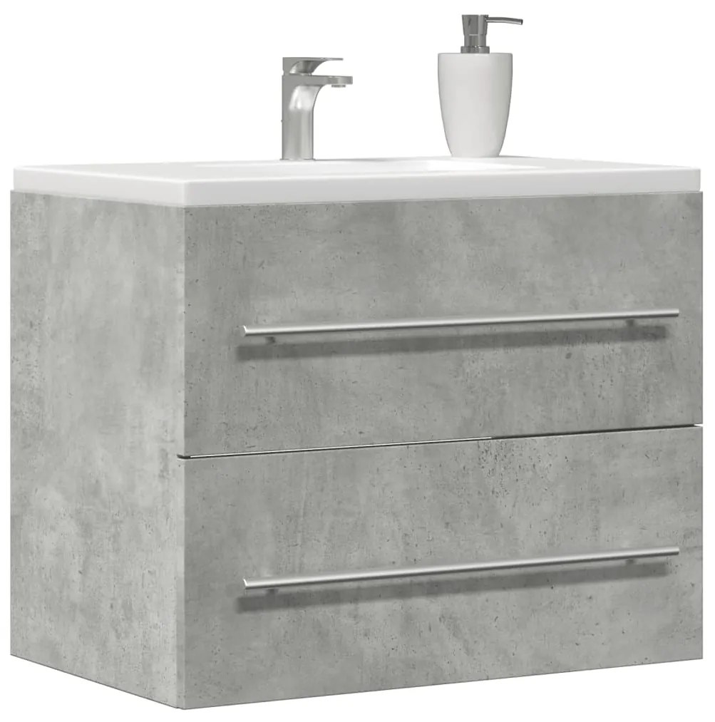 vidaXL Dulap de chiuvetă, gri beton, 60x38,5x48 cm, PAL