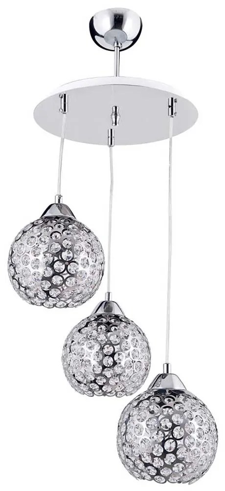 Pendul Andrea 3 brate 11283, 3xe27, 30x80 cm, 60 w, crom