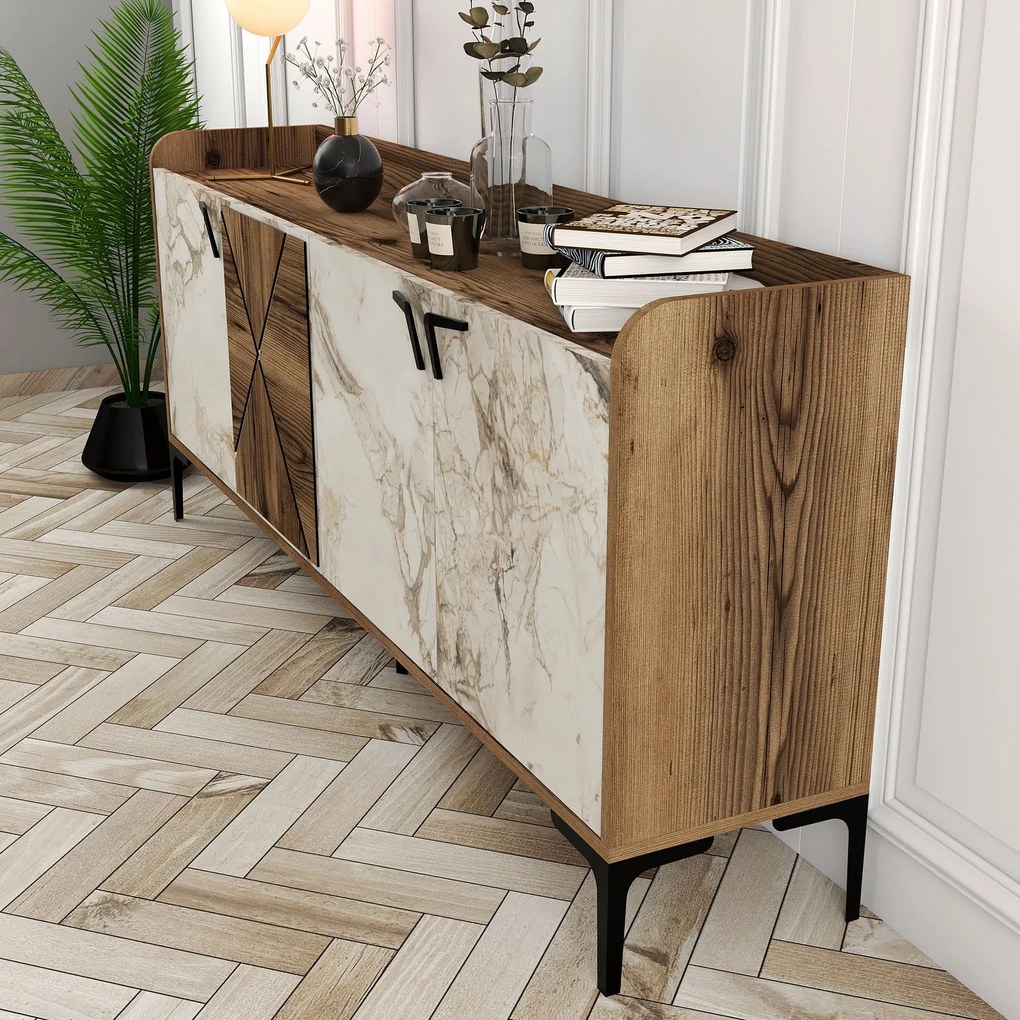 Dulap Venedikt (nuc + alb). 1072732