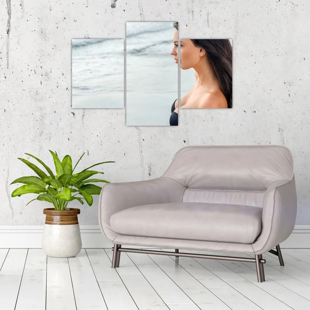 Tablou - Femeia la plajă (90x60 cm)