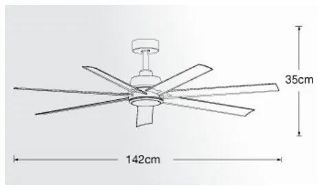 Ventilator LED de tavan Lucci Air 213182 ATLANTA 1xGX53/52W/230V alb + telecomandă
