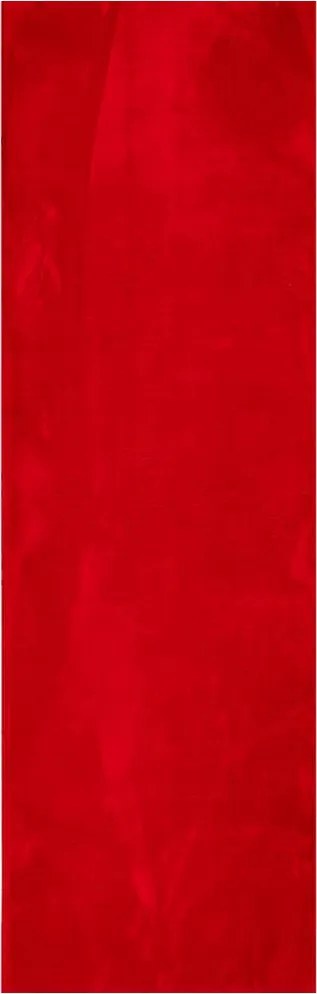 vidaXL Covor HUARTE, fir scurt, moale și lavabil, roșu, 80x250 cm