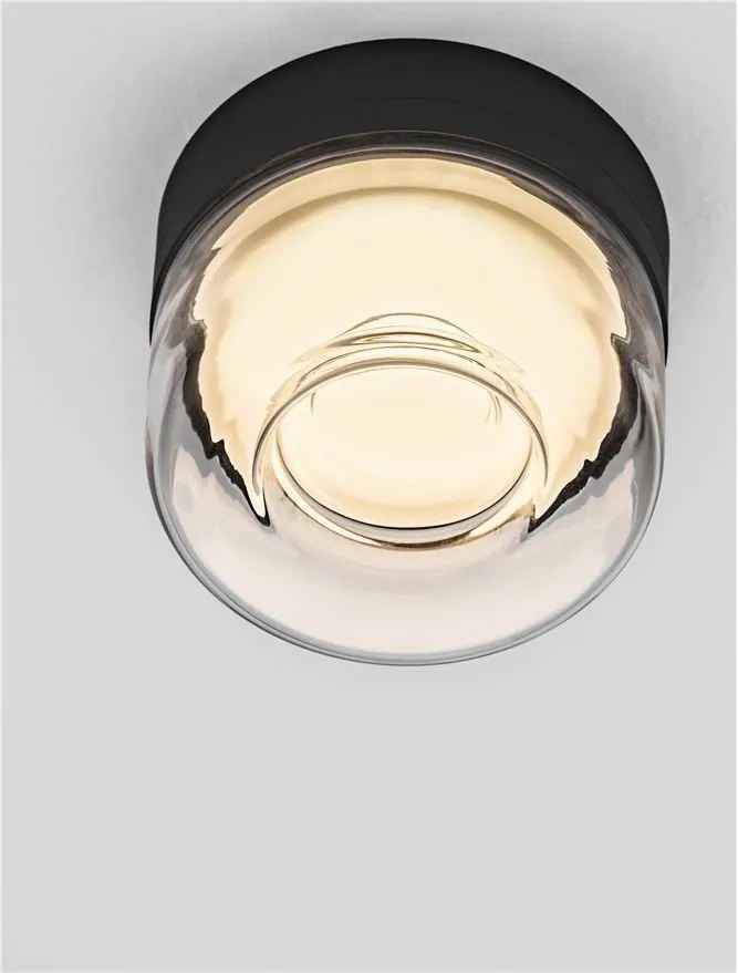 Plafoniera stil minimalist Doris negru