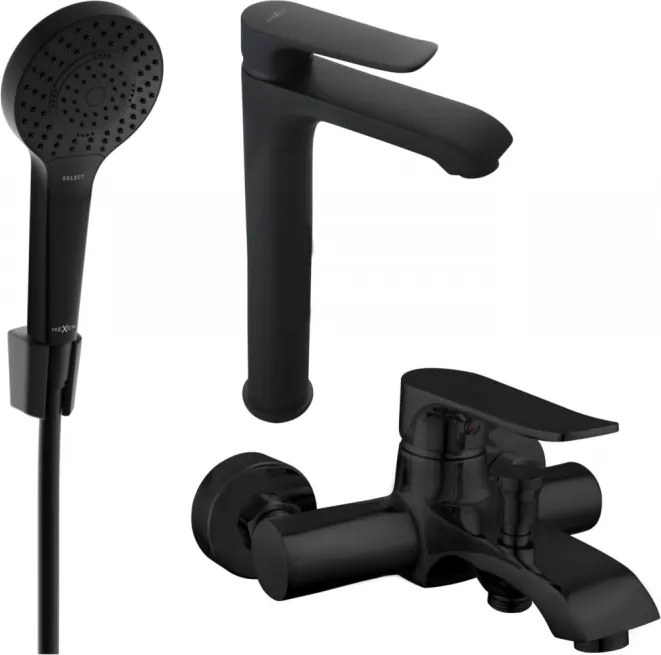 Mexen Pecos Set cadă R40, negru - 72713R40-70