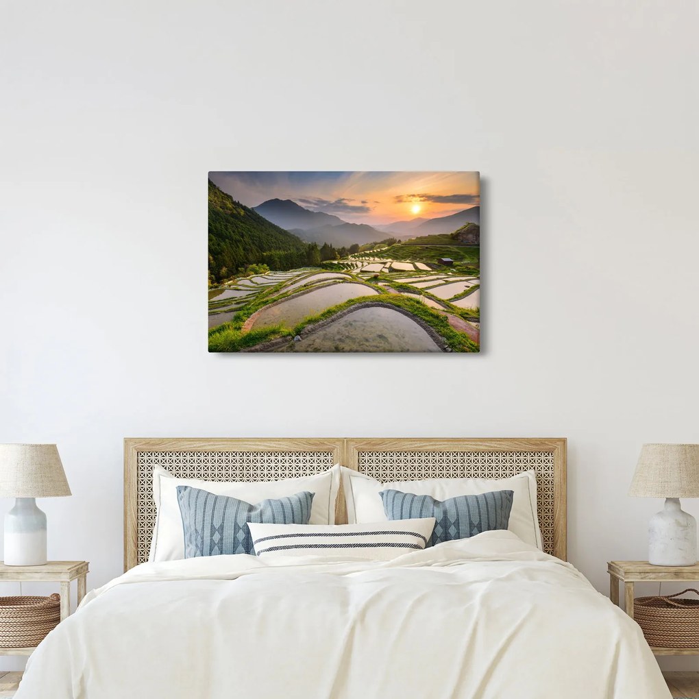 Tablou - Terase de orez (90x60 cm)