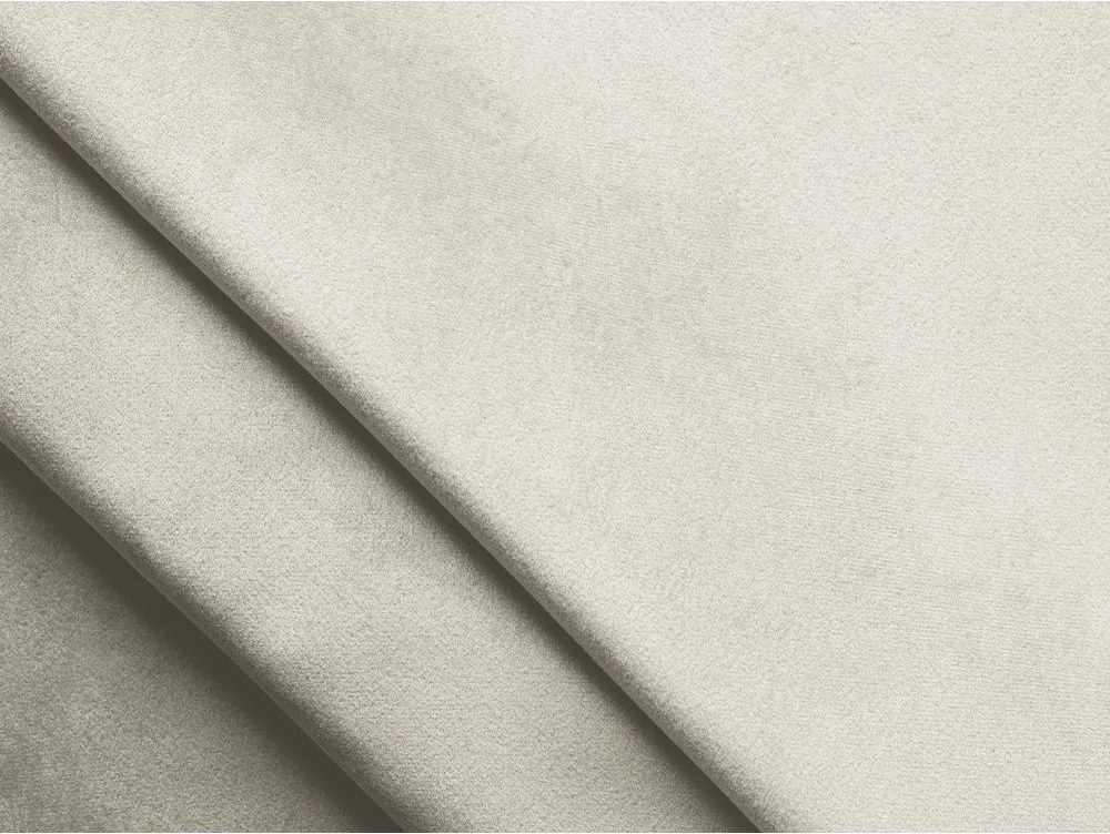 Pat matrimonial crem tapițat cu spațiu de depozitare cu somieră 140x200 cm Lemi – Makamii