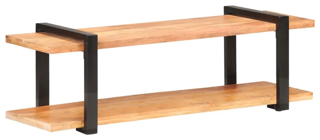 vidaXL Comodă TV, 130 x 40 x 40 cm, lemn masiv de acacia