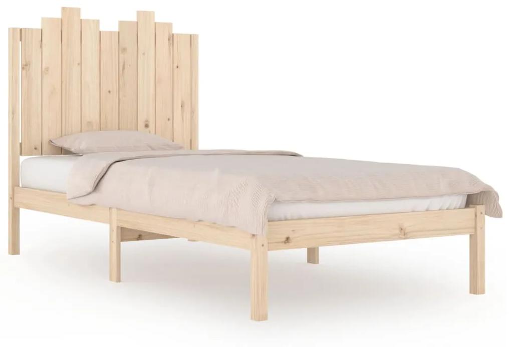 3103768 vidaXL Cadru de pat, 100x200 cm, lemn masiv de pin