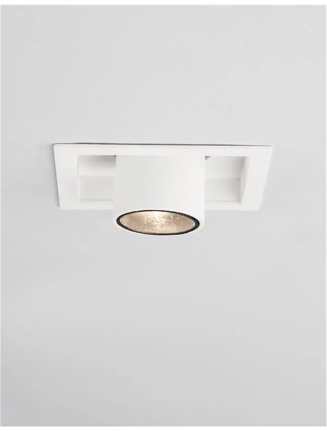 Mini Spot LED incastrabil ajustabil design modern DESERT alb