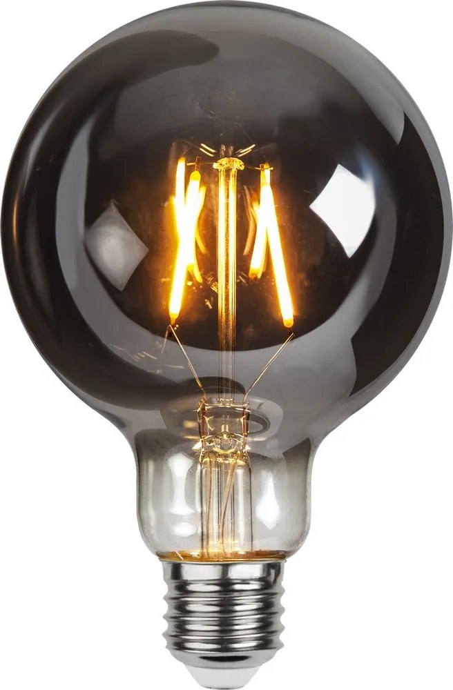 Bec LED/cu filament E27, cu lumină caldă 2 W Plain Smoke – Star Trading
