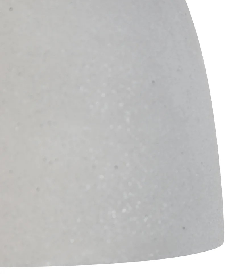 Lampă suspendată modernă neagră cu beton gri - Eton