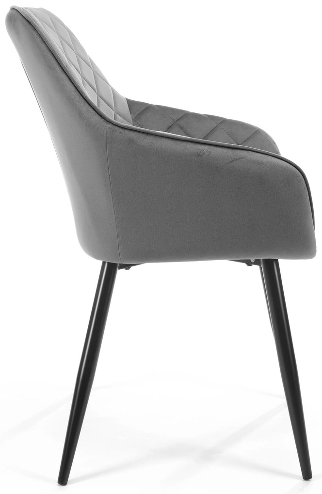 Scaun de masă Sunanda (Gri) (2buc). 1069503