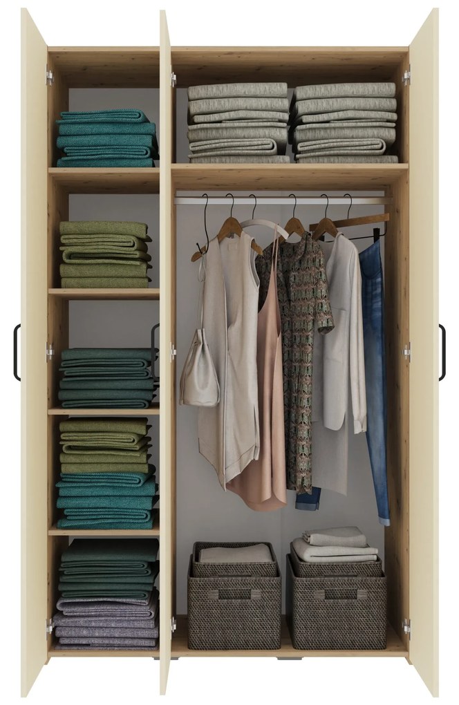 Dressing Malmo V2, Stejar Artisan/Argila, L 201 cm