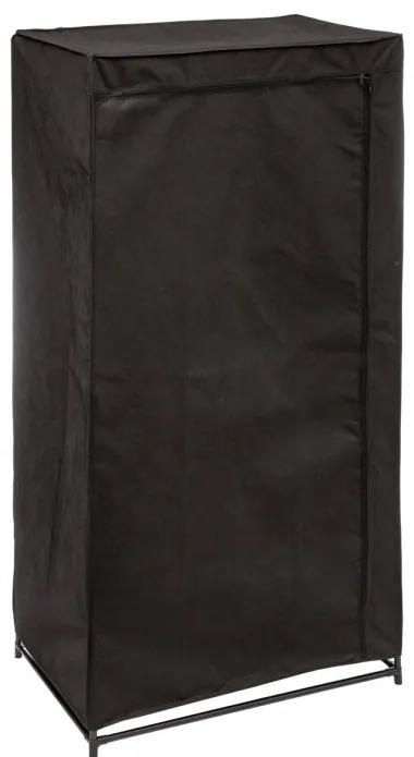Dulap textil Blackosy,  L. 70 x D. 46 x H. 148 cm