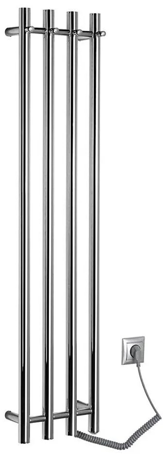 Radiator portprosop electric Sapho PAPINADO 85W/230V 120 cm crom lucios