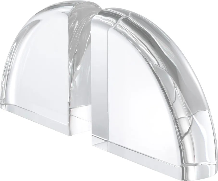 Set 2 obiecte decorative din sticla design LUX Bookend 113236 HZ