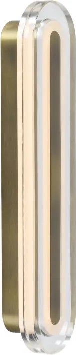 Aplica de perete LED baie IP44 Cavara alama