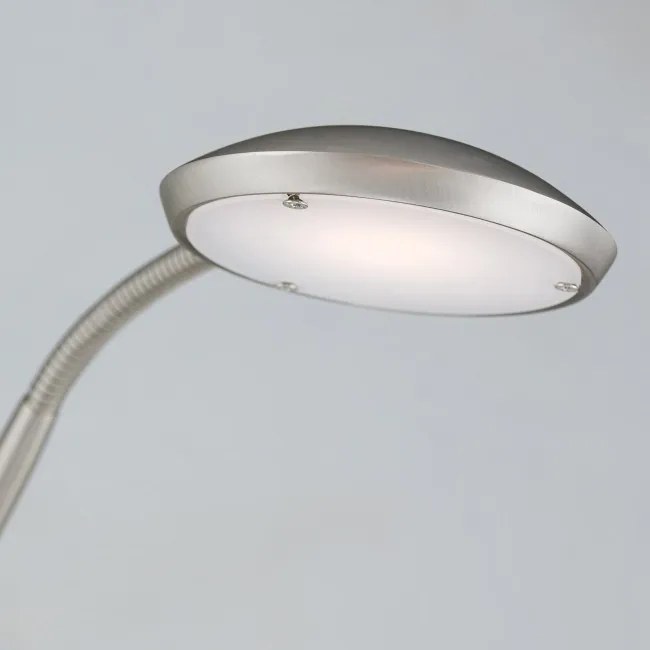 Lampadar LED dimabil stil modern Cobra satin chrome