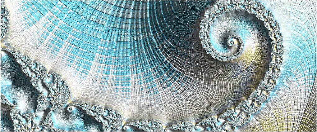 Tablou - Spirale texturate (120x50 cm)
