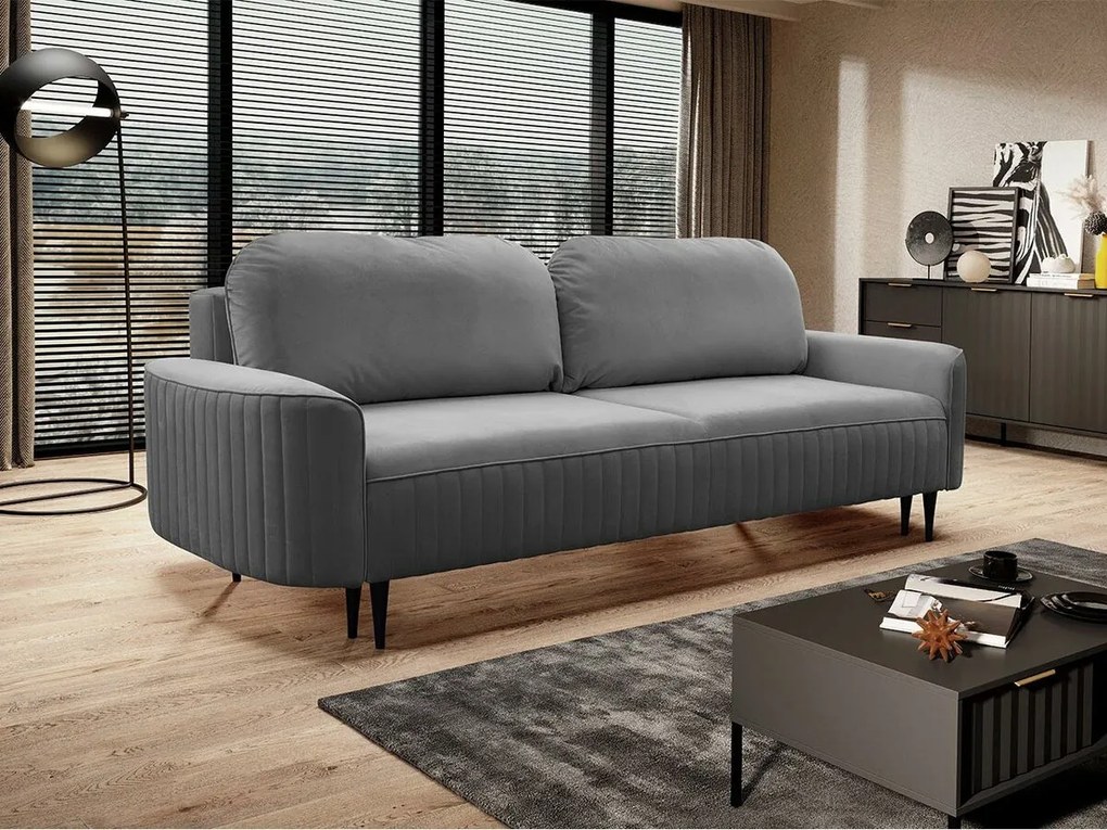 Canapea extensibilă Kingston 138Cutie de pat, 92x244x102cm, 92 kg, Picioare: Lemn