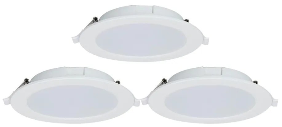 SET 3x corp de iluminat LED dimabil încastrat Aigostar MESH 9W/230V 2700K-6500K d. 14,5 cm