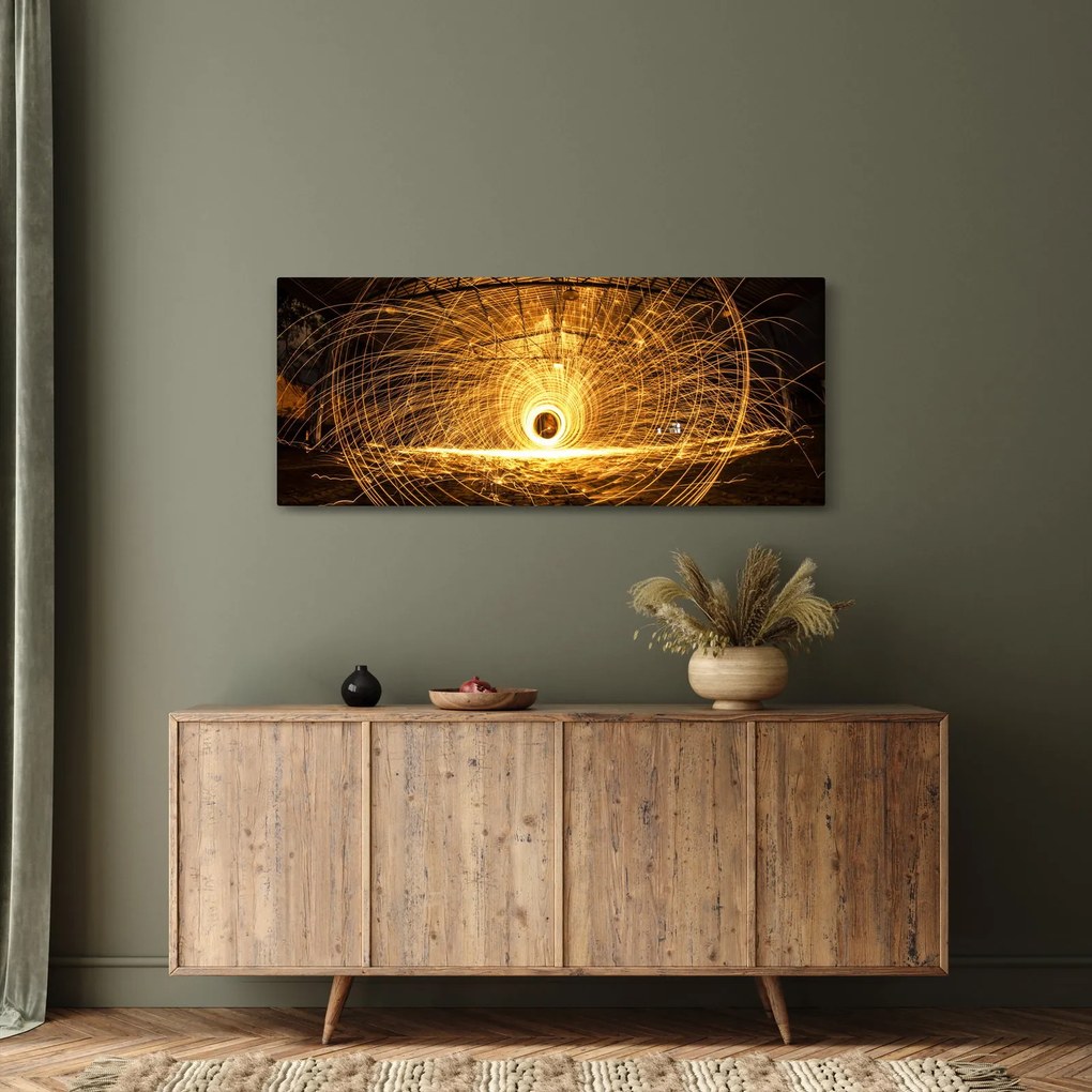 Tablou - Disc luminos (120x50 cm)