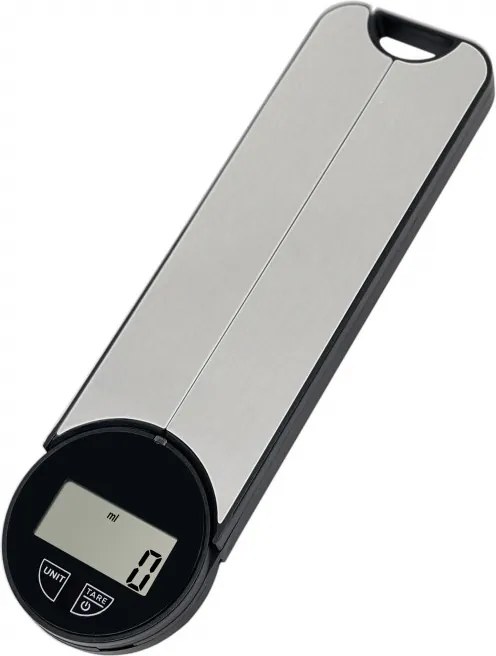 Resigilat: Cantar de bucatarie pliabil Rosberg R51651O, Pana la 5 kg, 1 baterie CR2032, Ecran LCD, Otel inoxidabil