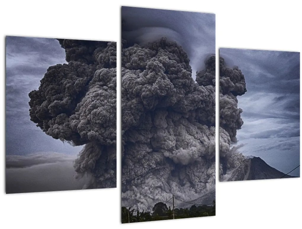 Tablou - Erupție vulcanică (90x60 cm)