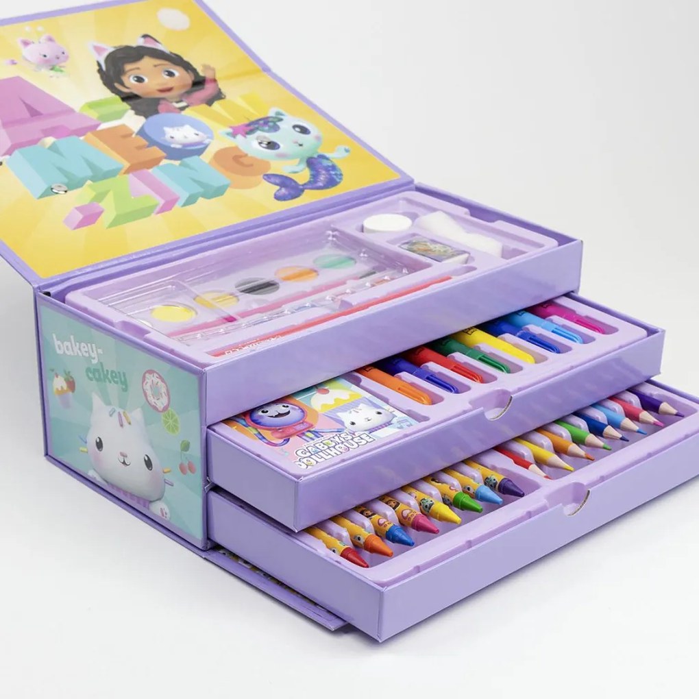 Gabby&#039;s Dollhouse set de papetărie în geantă