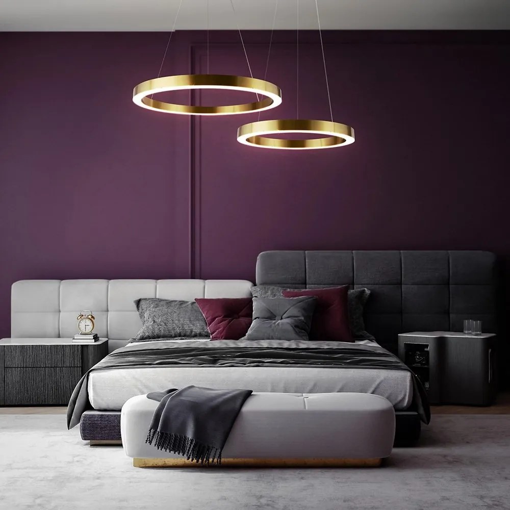 Lustra LED design modern Saturno alama 60cm