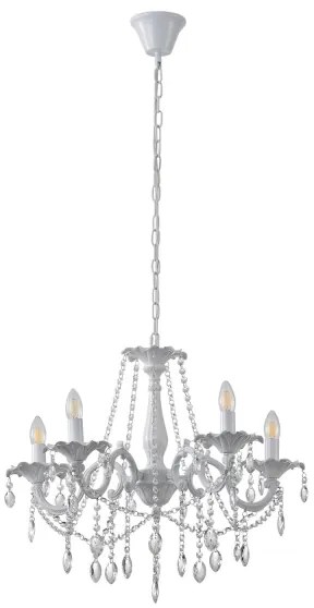 Lustră pe lanț 5xE14/15W/230V