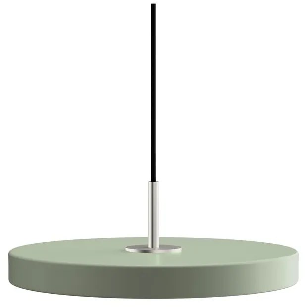 Lustră verde-deschis LED cu abajur din metal ø 31 cm Asteria Mini – UMAGE