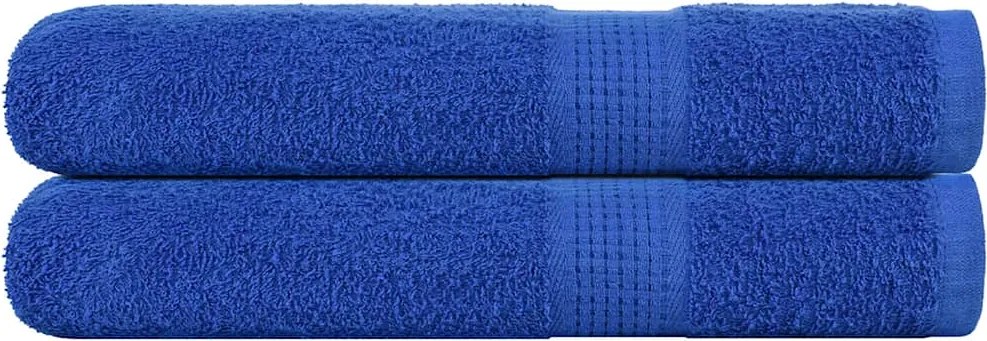 vidaXL Prosoape de saună, FROGN, 2 buc., albastru, 80x200 cm, 360 g/m²