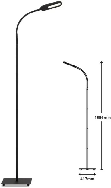 Lampadar LED flexibil dimabil Briloner 1297-015 LED/6,6W/230V