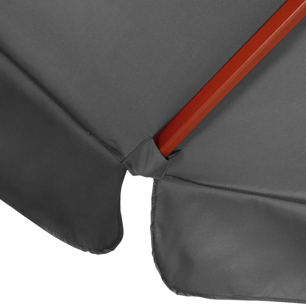 Deuba Umbrelă de soare de grădină Ø330cm - antracit