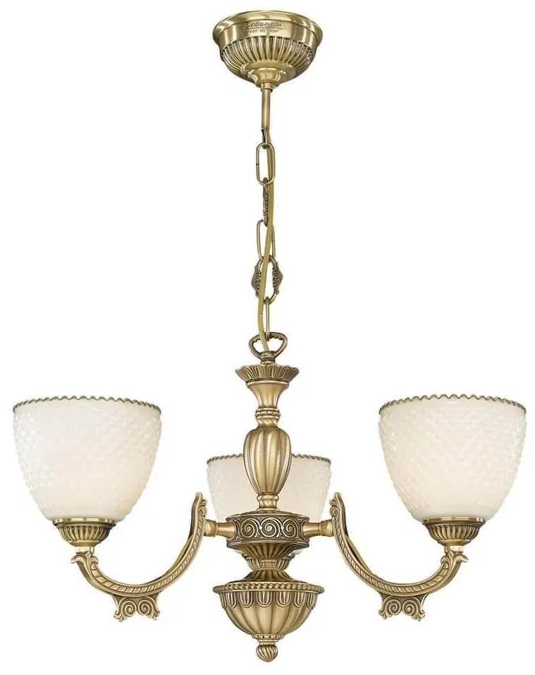 Candelabru din alama cu 3 brate design italian 7055