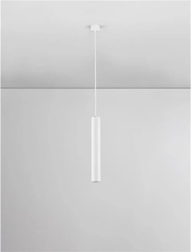 Pendul tubular design modern minimalist SEAWAVE, alb