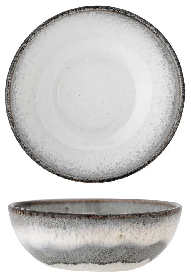 Bol mic gri din gresie 525 ml Paula – Bloomingville