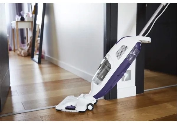 Rowenta - Aspirator 2-în-1 cu mop cu aburi CLEAN&STEAM