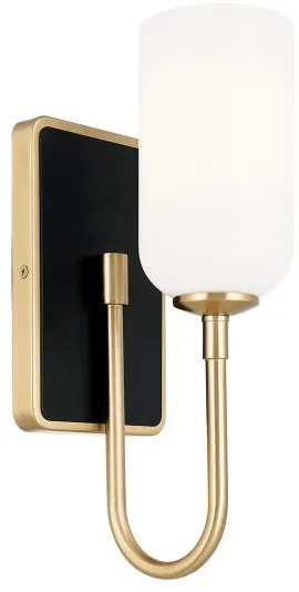 Kichler KL-SOLIA-1W-CPZB - Lampă de baie LED SOLIA, 1xG9/3W/230V, IP44, auriu