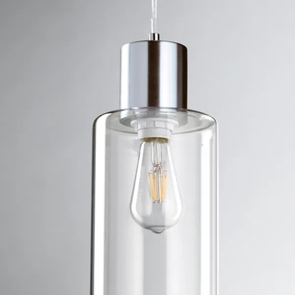 Lustră pe cablu ONLI DODO 1xE27/22W/230V crom lucios