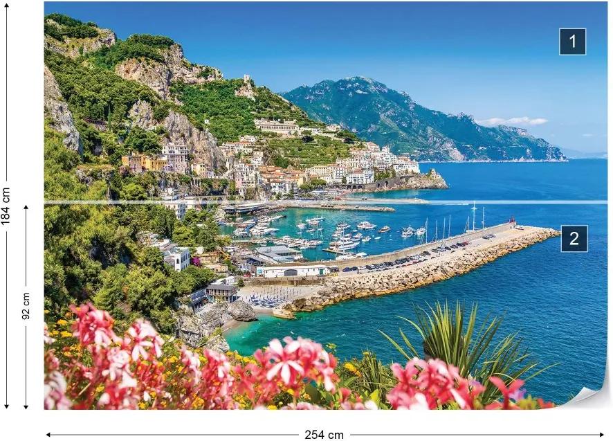Fototapet GLIX - Italy Coast + adeziv GRATUIT Tapet nețesute - 254x184 cm