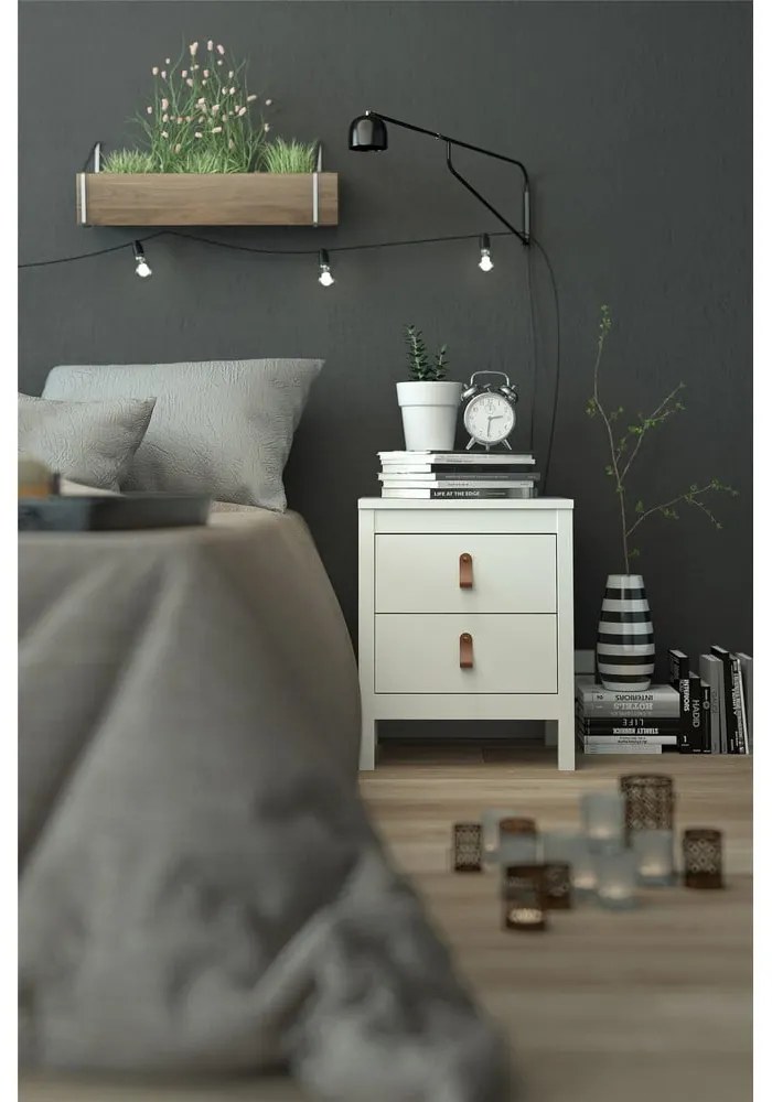 Noptieră albă Madrid - Tvilum